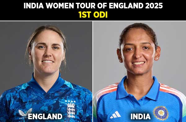 1st ODI: England Women vs India Women | Squads | Players to Watch | Fantasy Playing XI | Live Streaming | Pitch Report