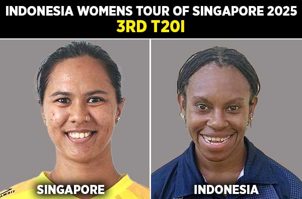 3rd T20I: Singapore Women vs Indonesia Women | Squads | Players to Watch | Fantasy Playing XI | Live Streaming | Pitch Report