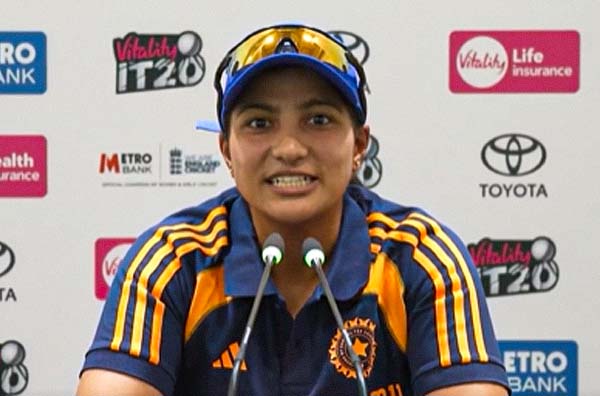"It’s a really positive sign that we have won the first T20 and with a great margin," Sneh Rana