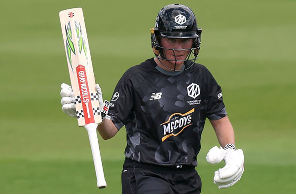 Beth Mooney’s 70 Guides Manchester Originals to First Win Against Oval Invincibles in a Thriller. PC: Getty