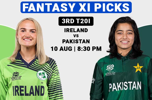3rd T20I: Fantasy XI Picks for Ireland Women vs Pakistan Women