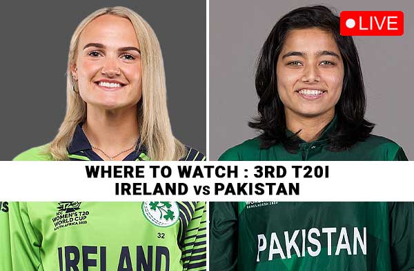 Where to Watch 3rd T20I: Ireland Women vs Pakistan Women | Live Streaming Details