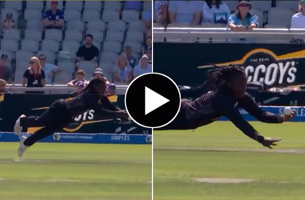 Watch Video: Deandra Dottin's Stunning Full-Stretch Catch to Dismiss Bess Heath