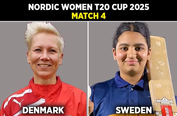 Match 4: Denmark Women vs Sweden Women | Squads | Players to Watch | Fantasy Playing XI | Live Streaming | Pitch Report