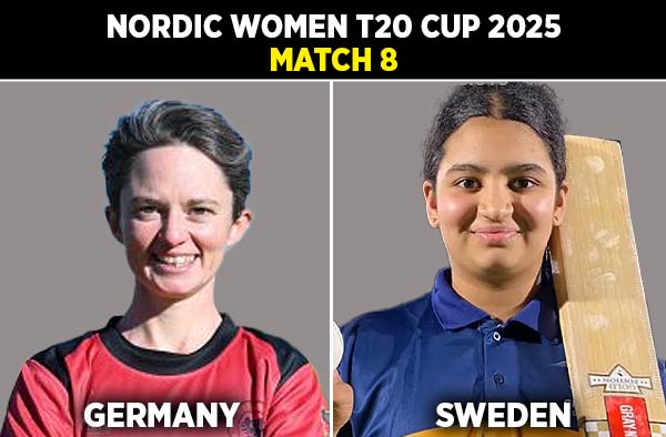 Match 8: Germany Women vs Sweden Women | Squads | Players to Watch | Fantasy Playing XI | Live Streaming | Pitch Report
