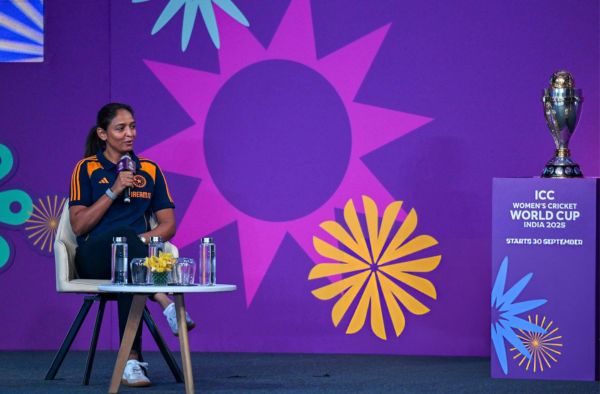 What did Harmanpreet Kaur say at the launch of the 2025 Women's ODI Cricket World Cup?