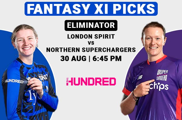 Eliminator: Fantasy XI Picks for London Spirit Women vs Northern Superchargers Women | LSW vs NSCW