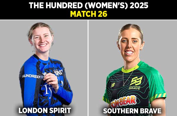 Match 26: London Spirit Women vs Southern Brave Women | Squads | Players to Watch | Fantasy Playing XI | Live Streaming | Pitch Report