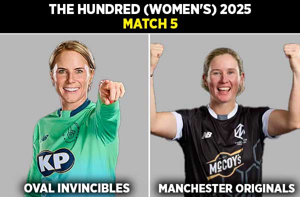 Match 5: Oval Invincibles Women vs Manchester Originals Women | Squads | Players to Watch | Fantasy Playing XI | Live Streaming | Pitch Report