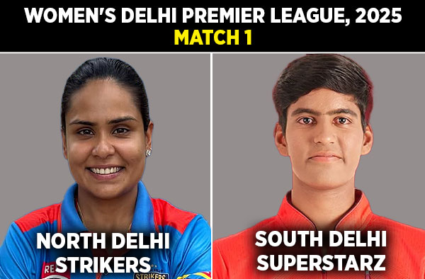 Match 1: South Delhi Superstarz Women vs North Delhi Strikers Women | Squads | Players to Watch | Fantasy Playing XI | Live Streaming | Pitch Report
