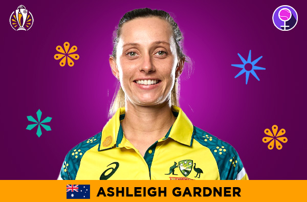 Ashleigh Gardner for Australia in the Women's ODI World Cup 2025 | Image Credits: Female Cricket