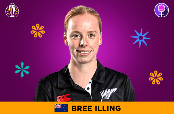 Bree Illing for New Zealand in the Women's ODI World Cup 2025 | Image Credits: Female Cricket