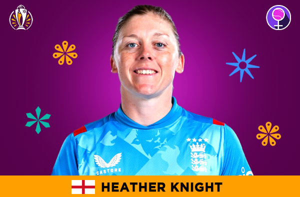 Heather Knight for England in the Women's ODI World Cup 2025 | Image Credits: Female Cricket
