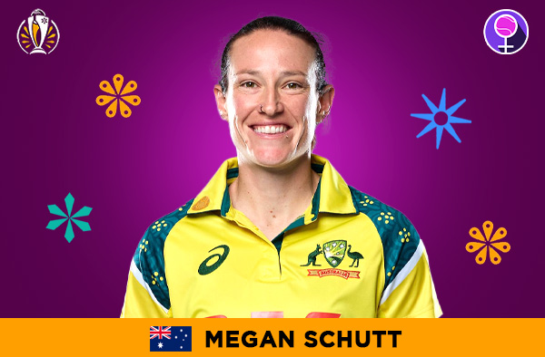 Megan Schutt for Australia in the Women's ODI World Cup 2025 | Image Credits: Female Cricket