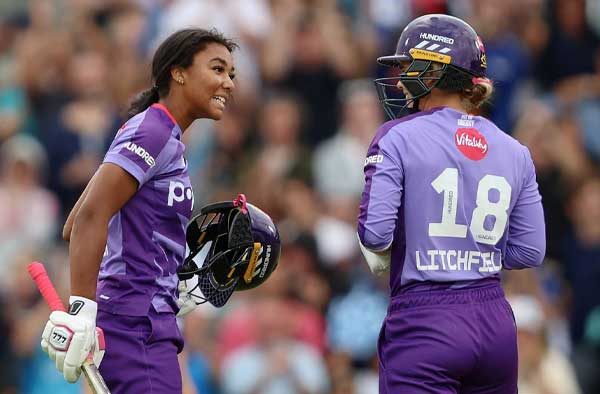 Top 5 Run-Scorers of The Women’s Hundred 2025. PC: Getty