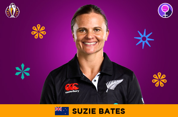 Suzie Bates for New Zealand in the Women's ODI World Cup 2025 | Image Credits: Female Cricket