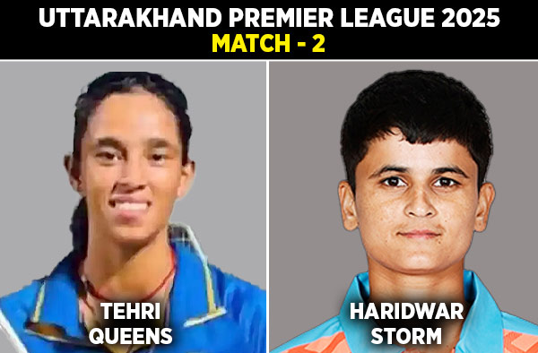 Match 2 - Haridwar Storm Women vs Tehri Queens Women | Squad, Pitch, Weather, Live Streaming