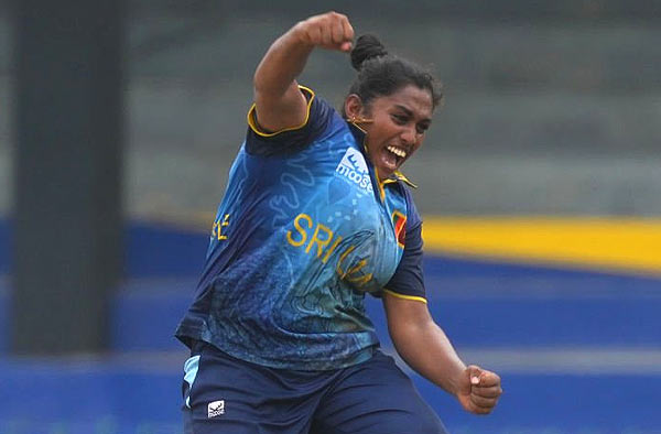 Sri Lankan spinner Dewmi Vihanga