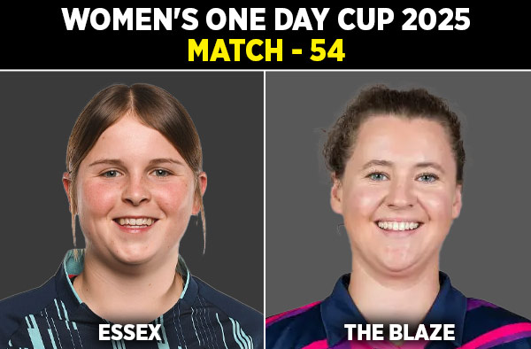 Match 54: Essex Women vs The Blaze Women | Squads | Players to Watch | Fantasy Playing XI | Live Streaming | Pitch Report