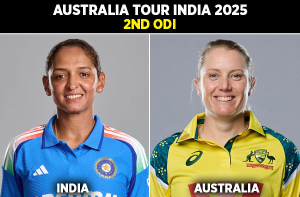 2nd ODI: India Women vs Australia Women | Squads | Players to Watch | Fantasy Playing XI | Live Streaming | Pitch Report