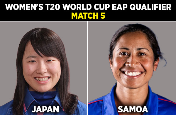 Match 5: Japan Women vs Samoa Women | Squads | Players to Watch | Fantasy Playing XI | Live Streaming | Pitch Report