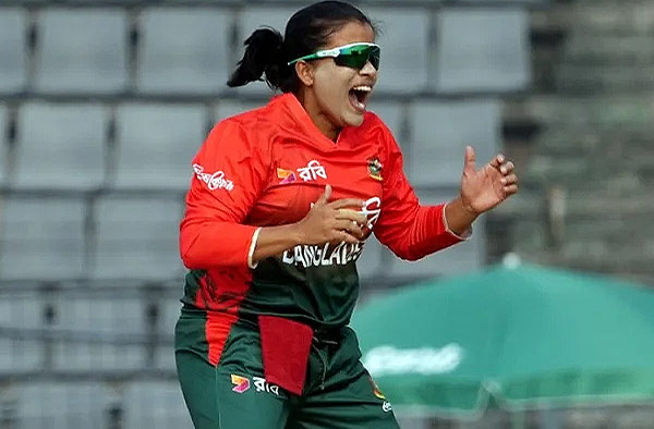 Off-spinner Nahida Akter for Bangladesh