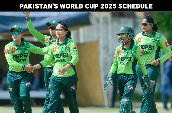 Complete Schedule of Pakistan Women's Cricket Team for ICC Women's ODI World Cup 2025