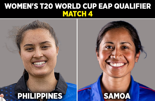 Match 4: Philippines Women vs Samoa Women | Squads | Players to Watch | Fantasy Playing XI | Live Streaming | Pitch Report