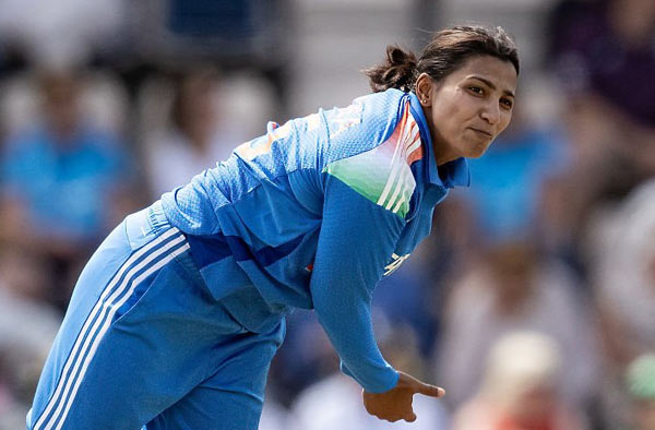 Indian off-spinner Sneh Rana