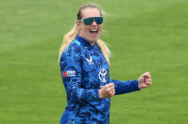 Off-spinner Sophie Ecclestone for England