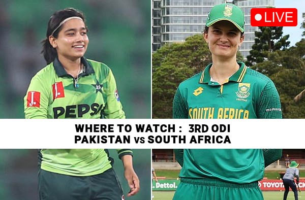 Where to Watch 3rd ODI between Pakistan Women vs South Africa Women | Live Streaming Details