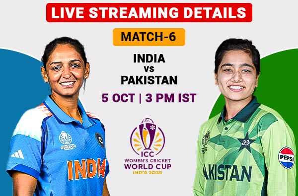 Where to Watch 6th Match – India Women vs Pakistan Women? Live Streaming Details
