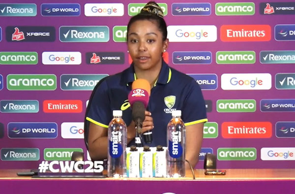 "I just try to bowl my best ball," Alana King following Australia's dominant win over Bangladesh