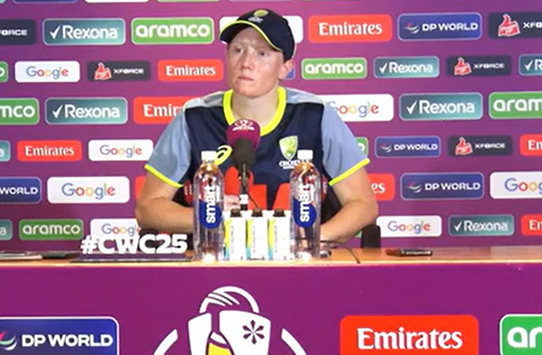 "It needed somebody to make a hundred to chase down that total," Alyssa Healy after India game