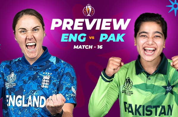Match 16: England vs Pakistan | Squads, Players to Watch, Fantasy Playing XI, Live Streaming, Pitch Report