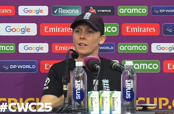 "I've had a pretty rubbish year, not going to lie before this World Cup," Heather Knight