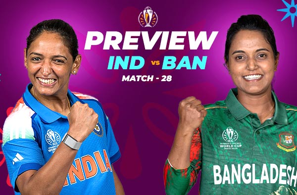 Match 28: India vs Bangladesh | Squads, Players to Watch, Fantasy Playing XI, Live Streaming, Pitch Report