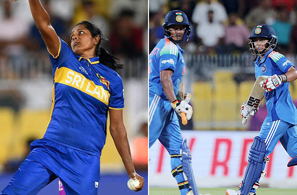 Watch Highlights: Inoka Ranaweera's 4-Fer in Vain; Kaur-Sharma duo Wins it for India