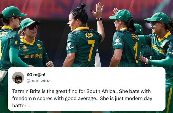 Fans Reactions: Tazmin Brits Hailed as South Africa Outclass New Zealand in 6-Wicket Win
