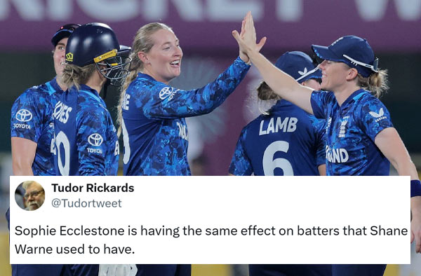 Fan Reactions: Netizens Praise Sophie Ecclestone as England Crush Sri Lanka by 89 Runs