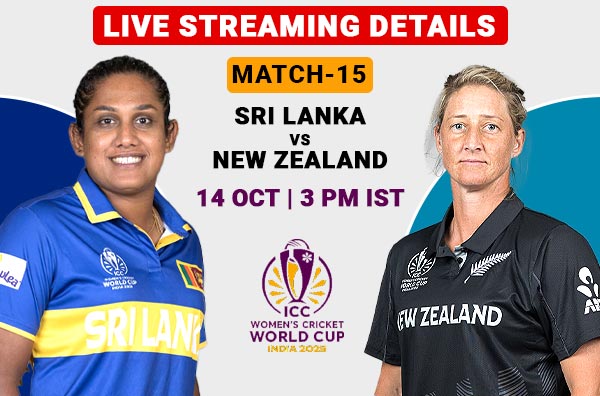 Where to Watch 15th Match – Sri Lanka Women vs New Zealand Women? Live Streaming Details