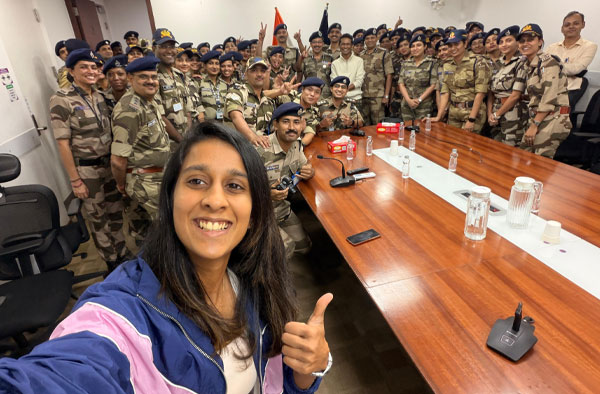 CISF Honours Jemimah Rodrigues After India’s World Cup Triumph. PC: CISF / X
