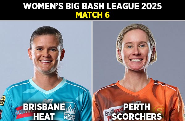 Match 6: Brisbane Heat Women vs Perth Scorchers Women | Squads, Players to Watch, Live Streaming Details