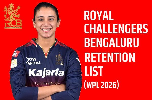 Complete List: Royal Challengers Bengaluru Retained Players for Women's Premier League 2026