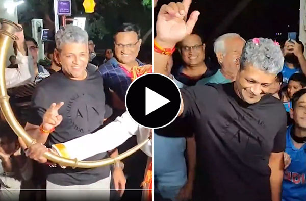 Watch Video: Head Coach Amol Muzumdar Gets Heroic Welcome After India Women's World Cup Triumph