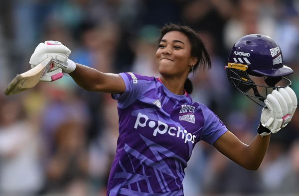 Davina Perrin for Northern Superchargers in The Hundred 2025; PC: Getty