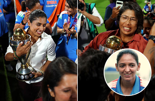Harmanpreet Kaur’s Emotional Tribute: Sharing World Cup Glory with Legends Mithali-Jhulan