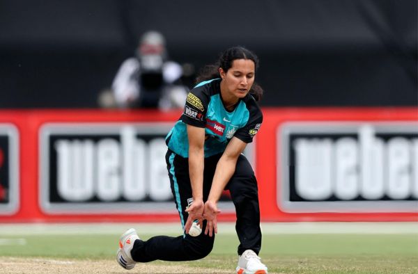 Sianna Ginger for Brisbane Heat in WBBL 2024; PC: Getty