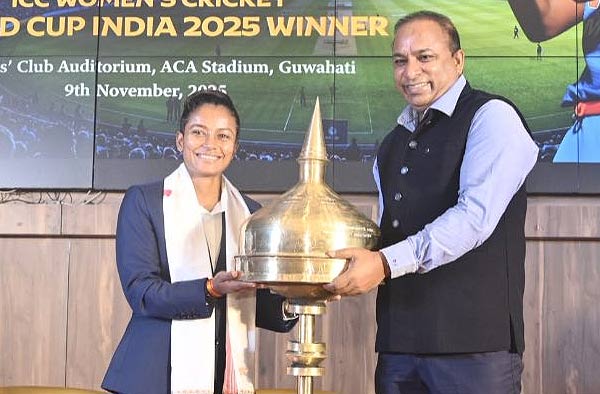 Uma Chetry Felicitated by Assam Cricket Association and Govt after India’s Historic World Cup Triumph