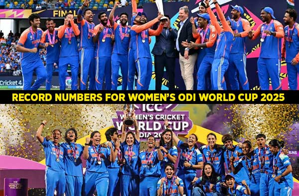  Record Viewership for Women's ODI World Cup 2025 Final, equals Men's T20 World Cup 2024 Final
